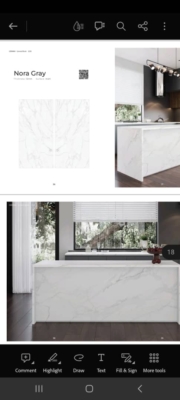 تاپ کانترهای اجرا شد با سرامیک پرسلان